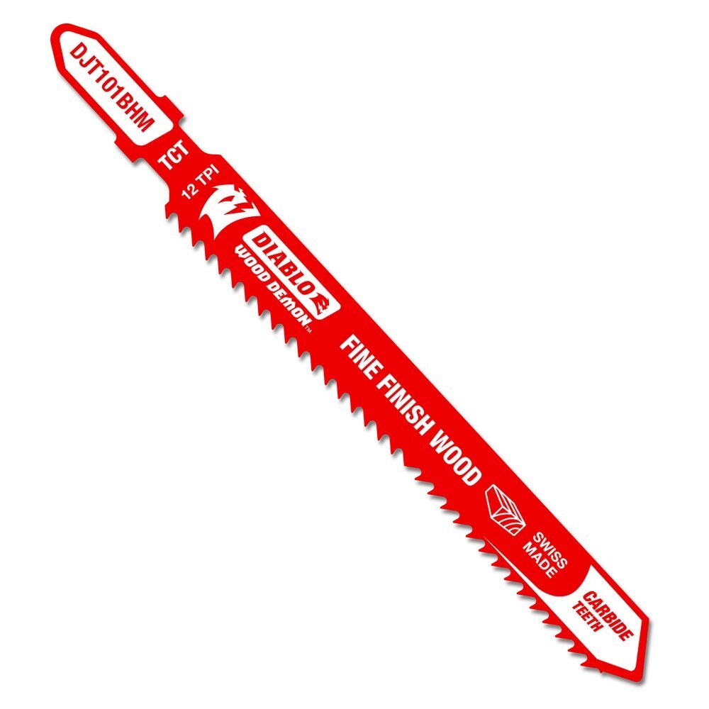 4" 12TPI WOOD DEMON JIG SAW BLADE FINE - DIABLO