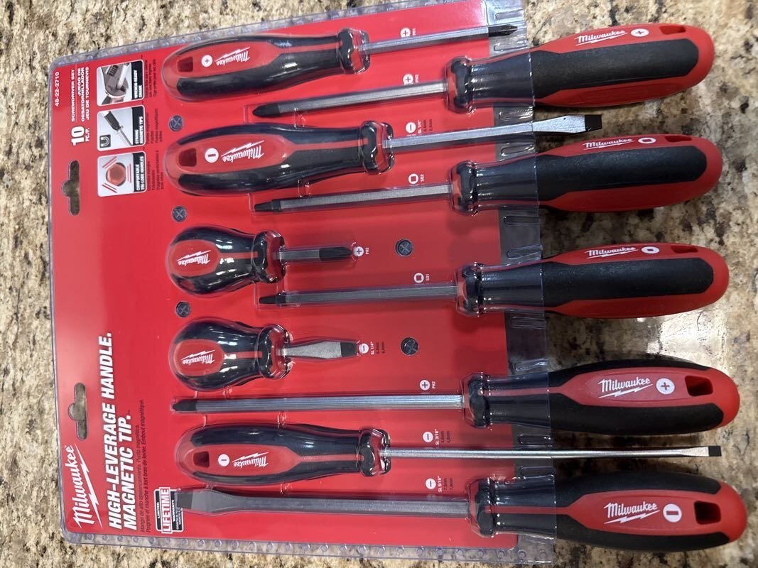10PC MAGNETIC TIP SCREWDRIVER SET