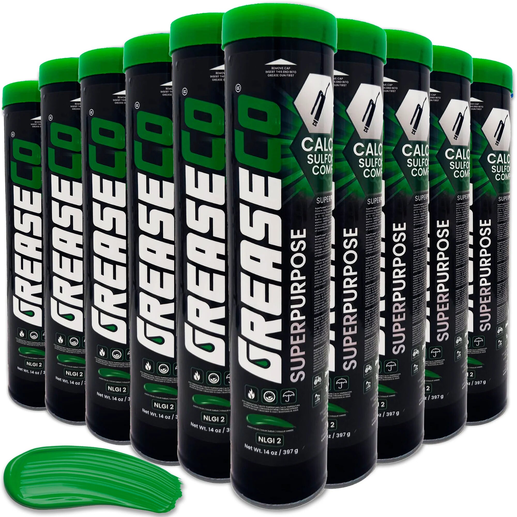 14OZ SUPERPURPOSE CALCIUM SULFONATE GREASE EP HIGH TEMP WATER RESISTANT | NLGI 2 | GREASE GUN CARTRIDGE