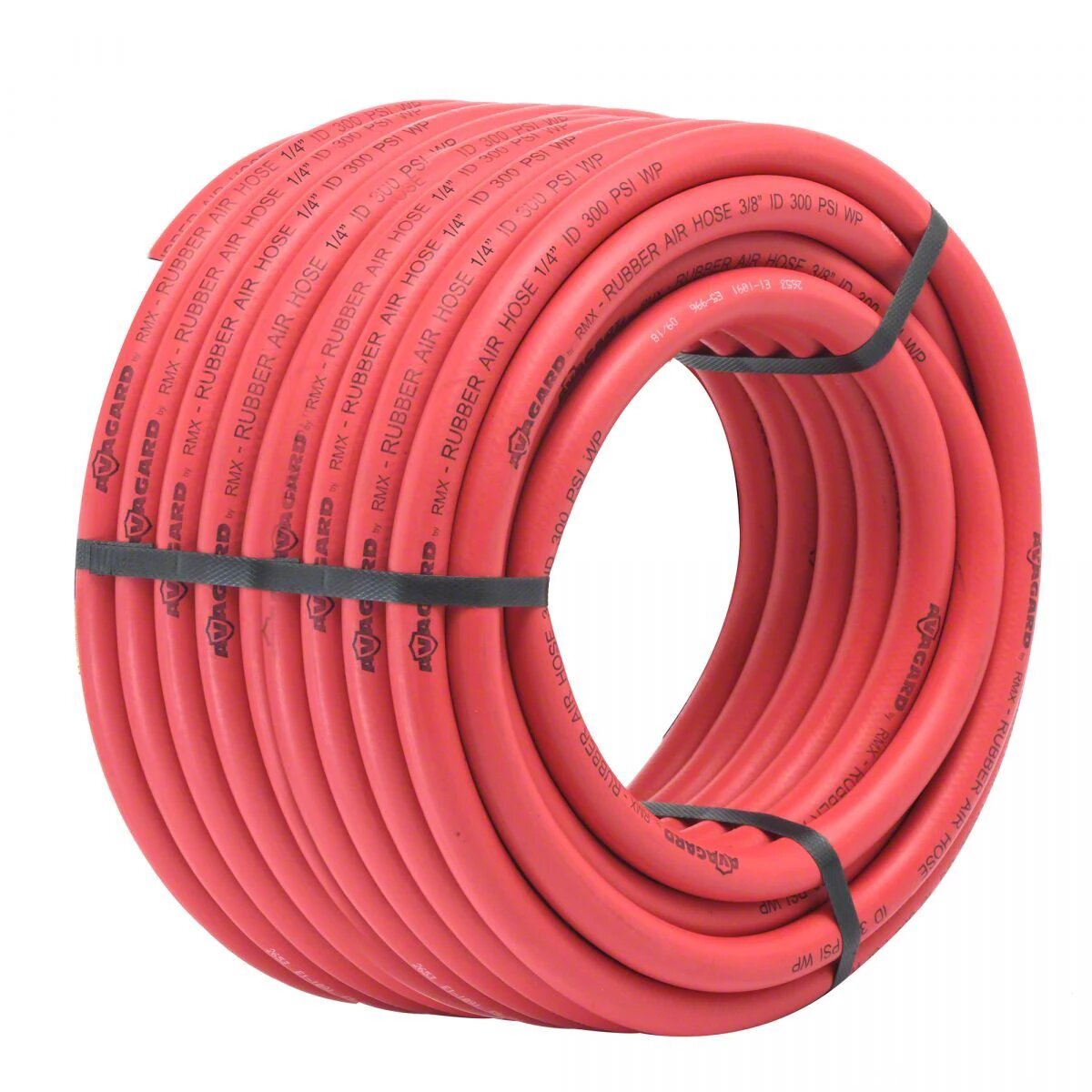 1/4' X 100" RED RUBBER AIR HOSE