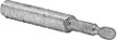 MBHR1/4-4 MAG BIT HOLDER 1PC STAINLESS W- C/RING X 4".