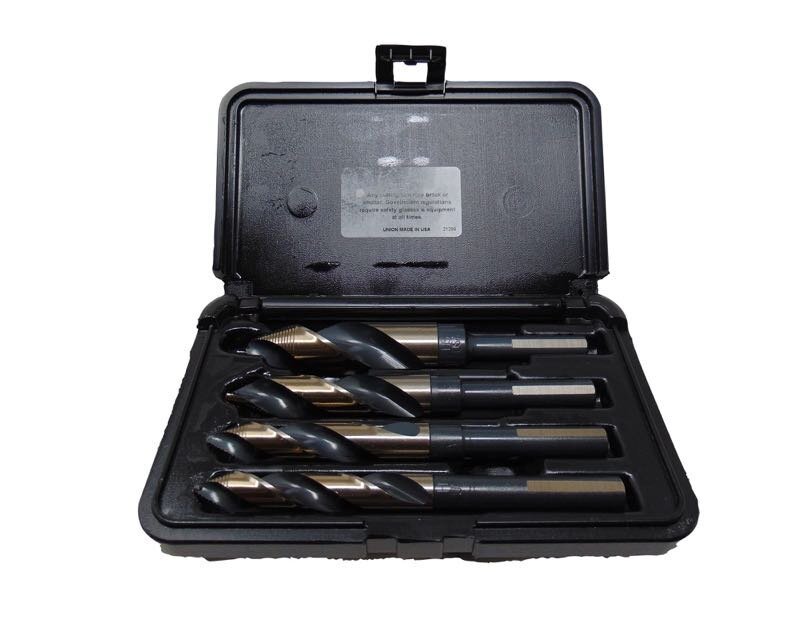4PC SILVER & DEMING VORTEX BIT SET - NORSEMAN