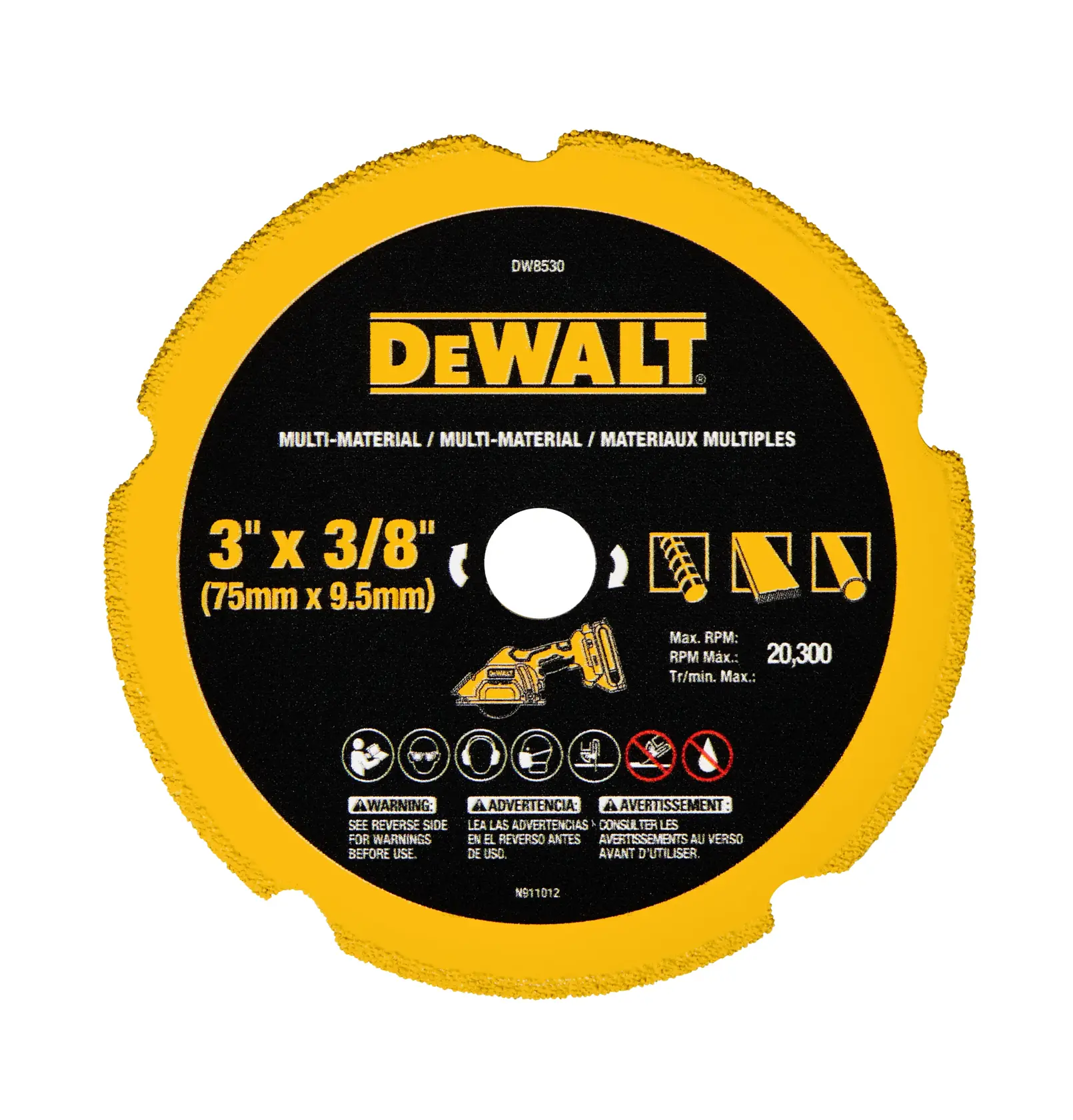 3" X 5T DIAMOND BLADE - DEWALT