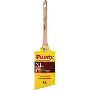 PURDY 144080330 3" NYLON/POLYESTER MED STIFF XL DALE ANGULAR PAINT BRUSH