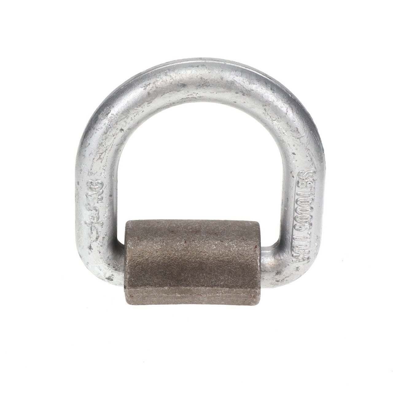 D-RING, 3/4" FORGED STEEL W/WELD ON CLIP, BULK, 9,000 LBS WLL