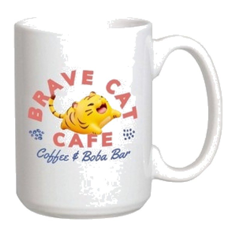 15 OZ. WHITE CERAMIC MUG W/FULL COLOR SUBLIMATION