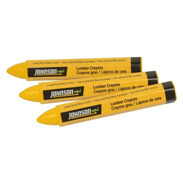 YELLOW LUMBER CRAYONS - 3/PACK