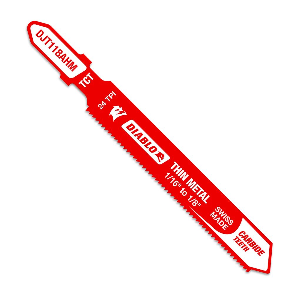 3-1/4" 24T CARBIDE T-SHANK JIG SAW BLADE FOR THIN METAL-DIABLO
