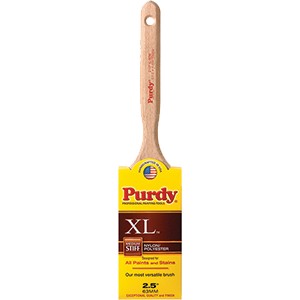 PURDY 144064325 2-1/2" NYLON/POLYESTER MED STIFF XL BOW PAINT BRUSH