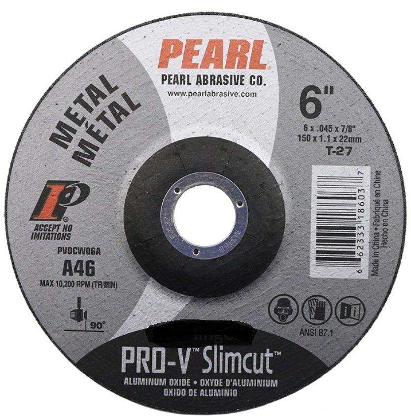 6" X .045 X 7/8" CUT-OFF WHEEL - PEARL