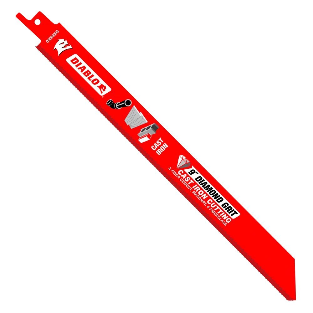 9" DIAMOND GRIT RECIP SAW BLADE- DIABLO