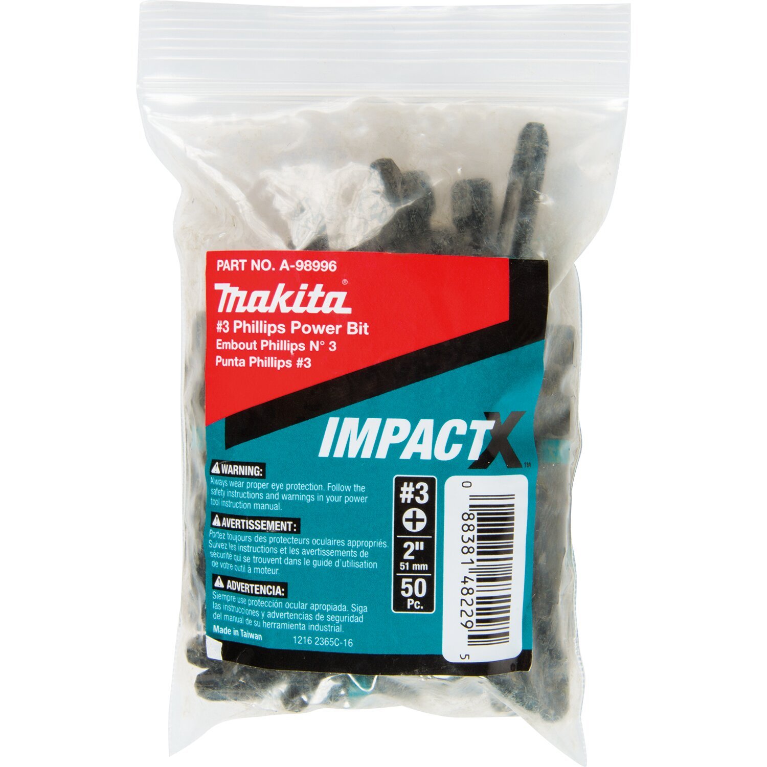 #3 X 2" PHILLIPS POWER BIT - MAKITA
