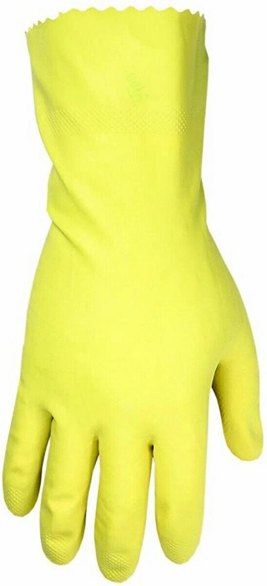 CLC 2300 SINGLE PACK YELLOW LATEX CLEANING GLOVES