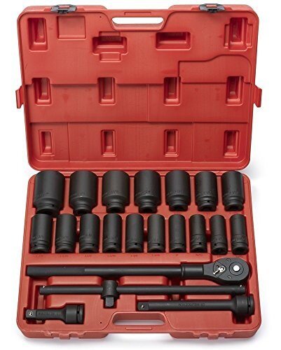 21PC 3/4” SAE IMPACT SOCKET SET
