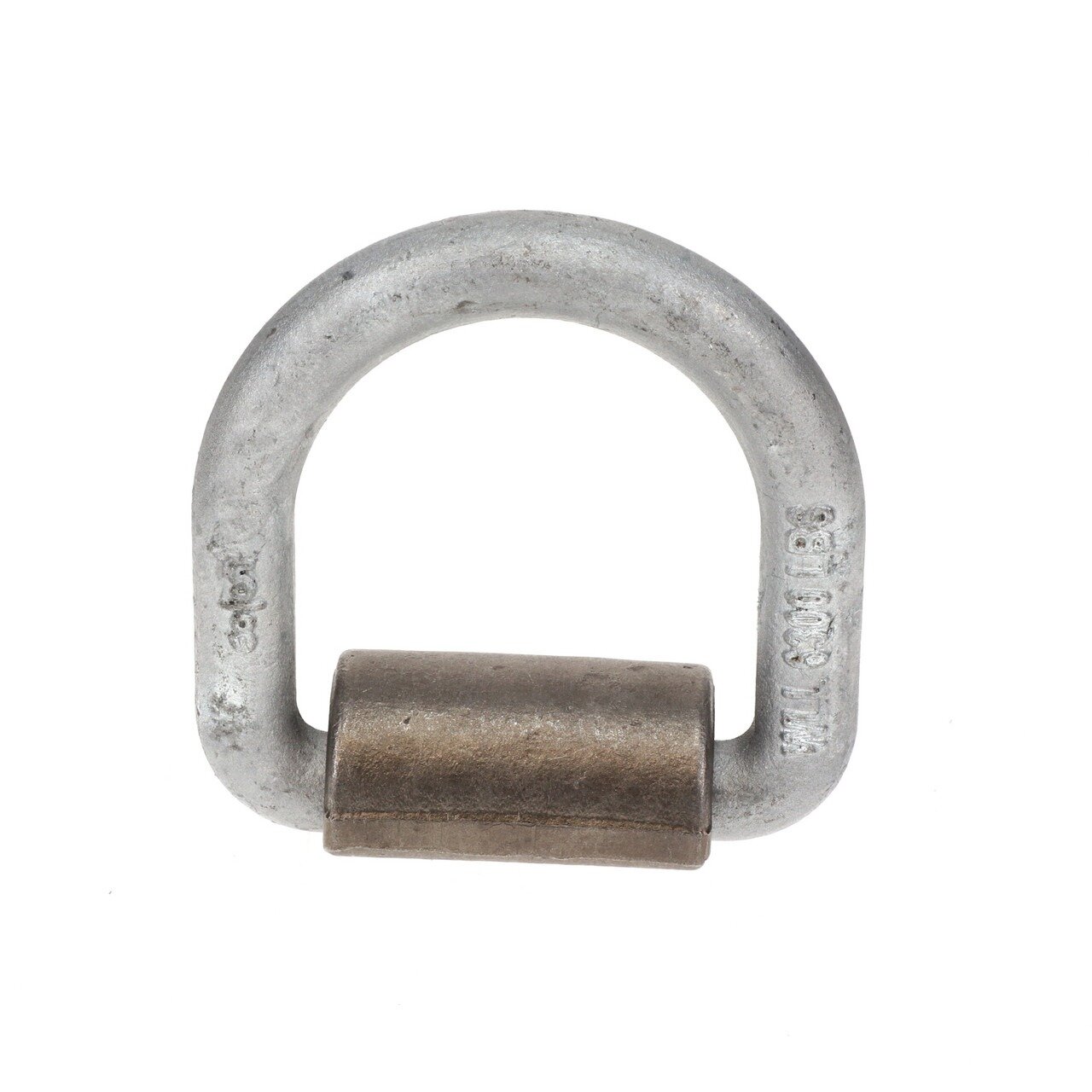 D-RING, 5/8" FORGED STEEL W/WELD ON CLIP, BULK, 6,300 LBS WLL