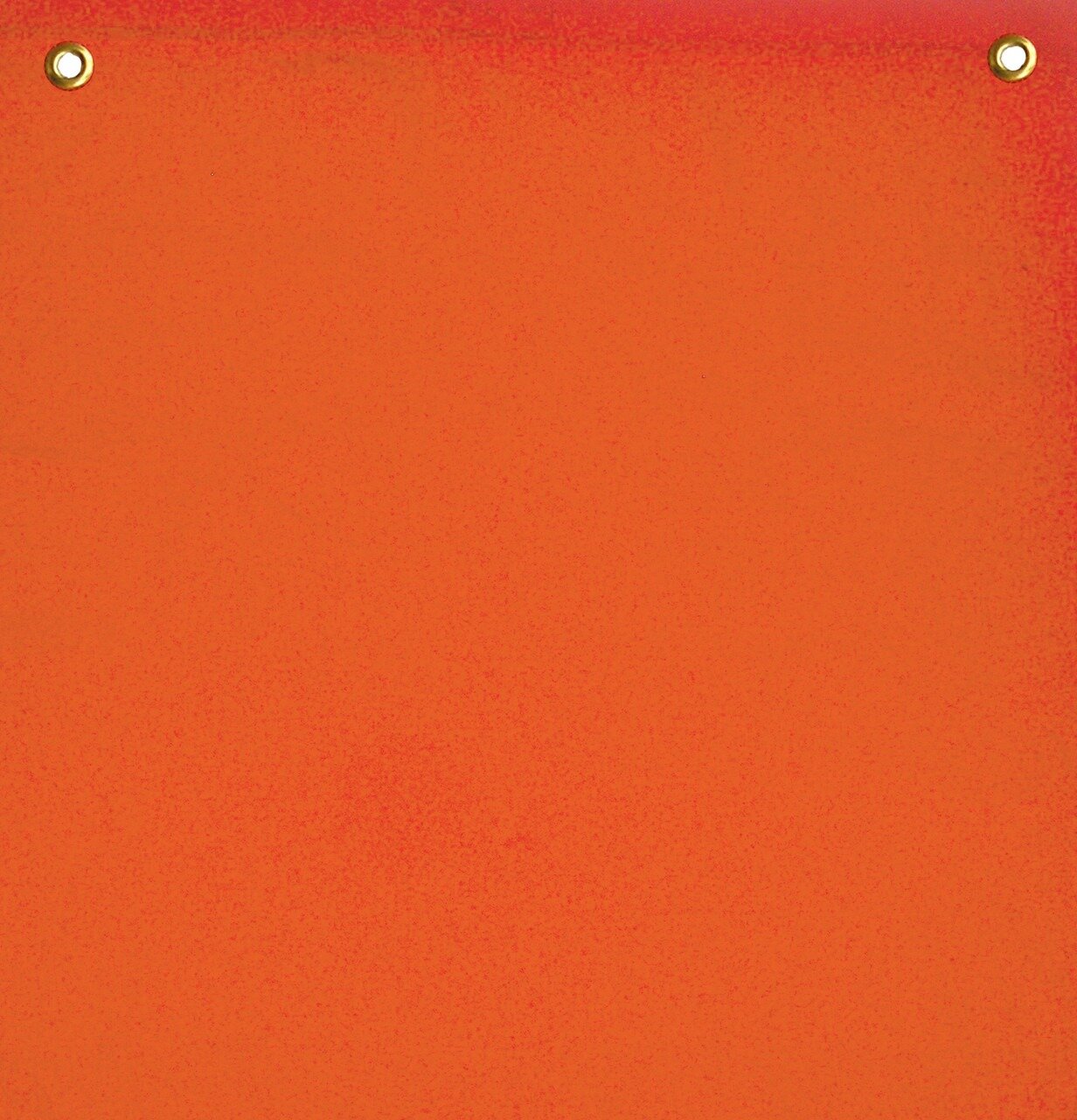 SAFETY FLAG, COTTON, 18" X 18" ORANGE W/2 BRASS GROMMETS