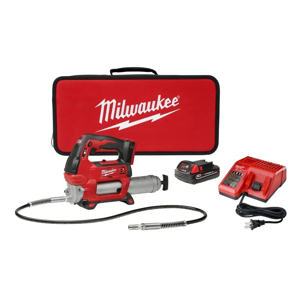 M18 2-SPEED GREASE GUN KIT- MILWAUKEE