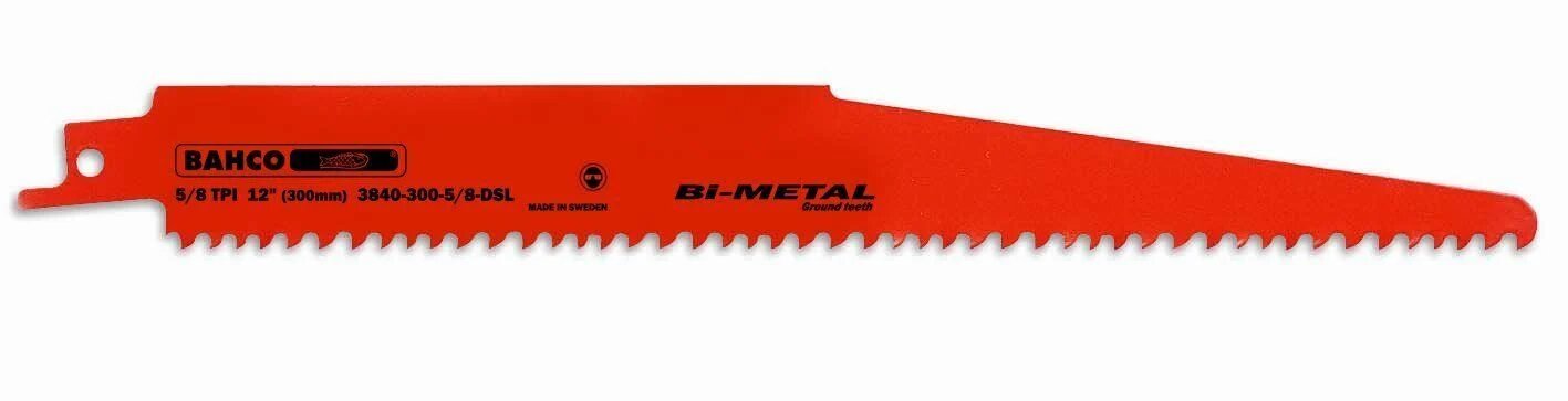 6" X 5/8 TPI BIMETAL SAWZALL BLADE - BAHCO