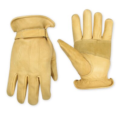 TOP GRAIN COWHIDE DRIVER GLOVES - L