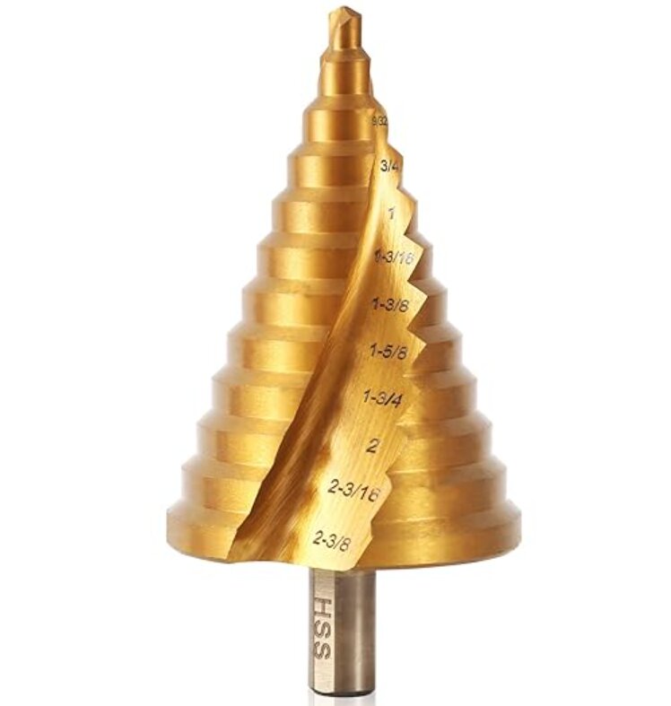 1/4" - 2-3/8" JUMBO STEP BIT TITANIUM