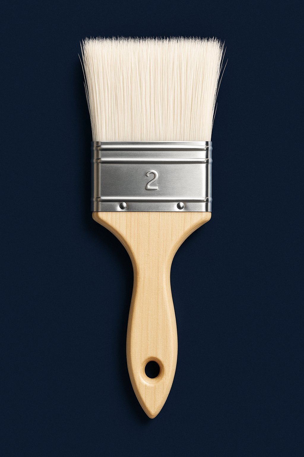 2" WHITE CHIP PAINT BRUSH - DYNAMIC