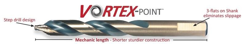 5/32" DRILL BIT - VORTEX - NORSEMAN