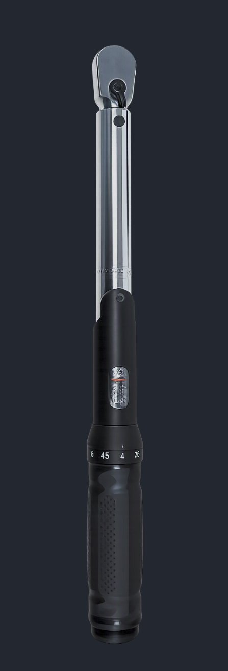3/8” ADJUSTABLE MICROMETER TORQUE WRENCH W/ DISPLAY WINDOW
