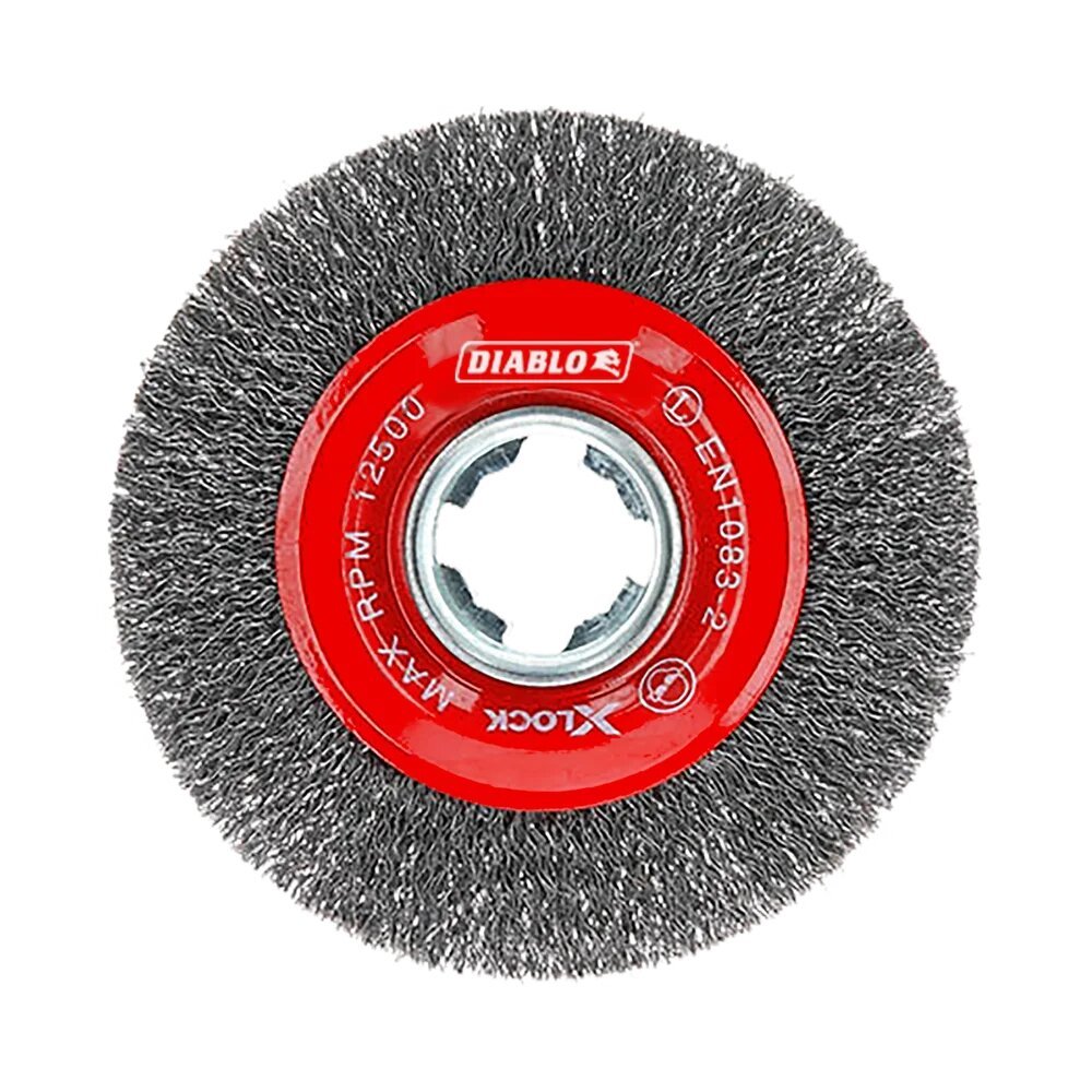 4" CARBON STEEL CRIMPED WIRE WHEEL - DIABLO