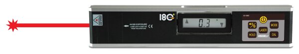 12" DIGITAL MAGNETIC LASER LEVEL WITH DOT LASER