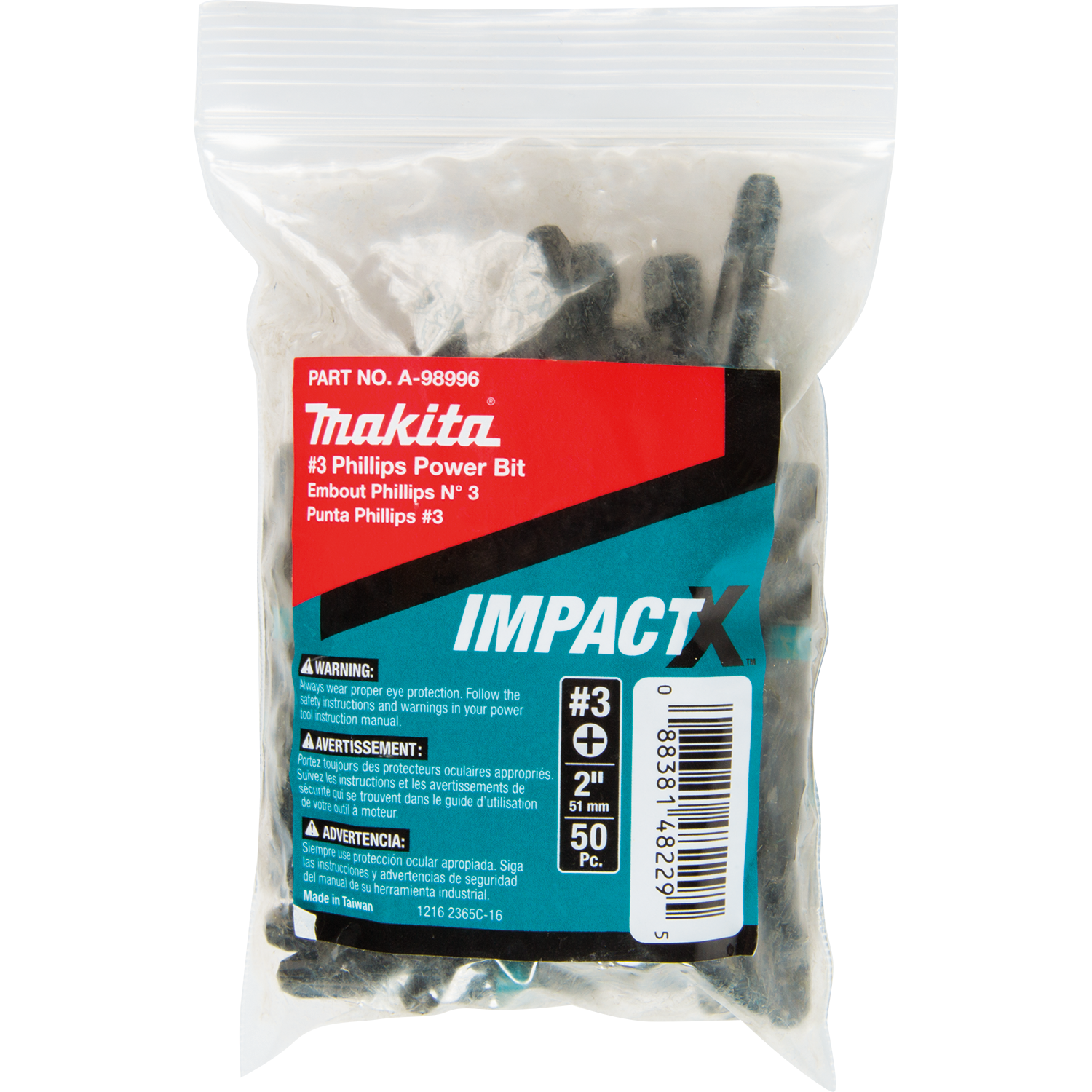 #3 x 2" PHILLIPS POWER BIT - MAKITA