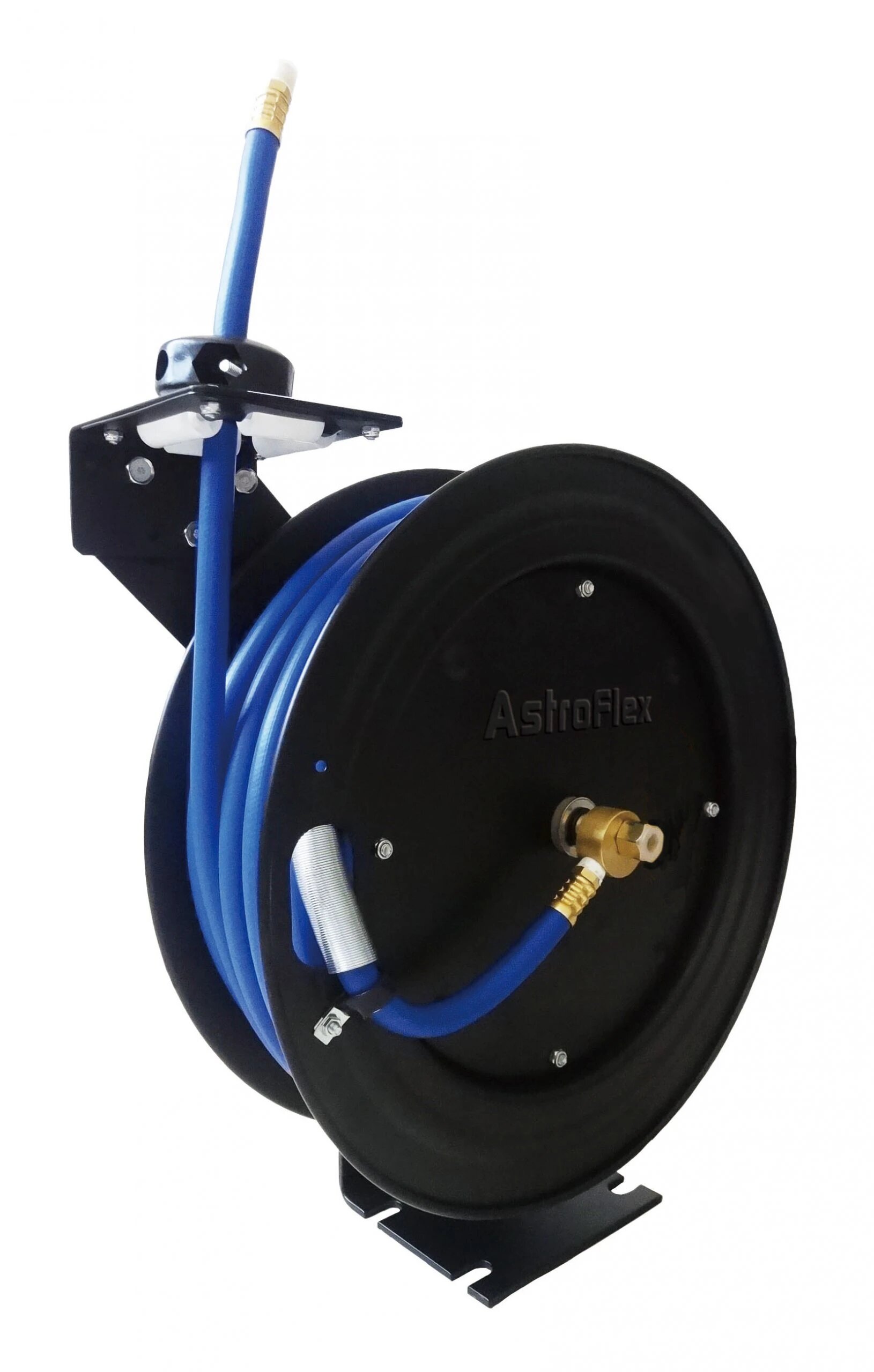 3/8" X 50' HEAVY DUTY AUTOMATIC RETRACTABLE AIR HOSE REEL W/50' HYBRID AIR HOSE - AP 

 2 REELS ONLY