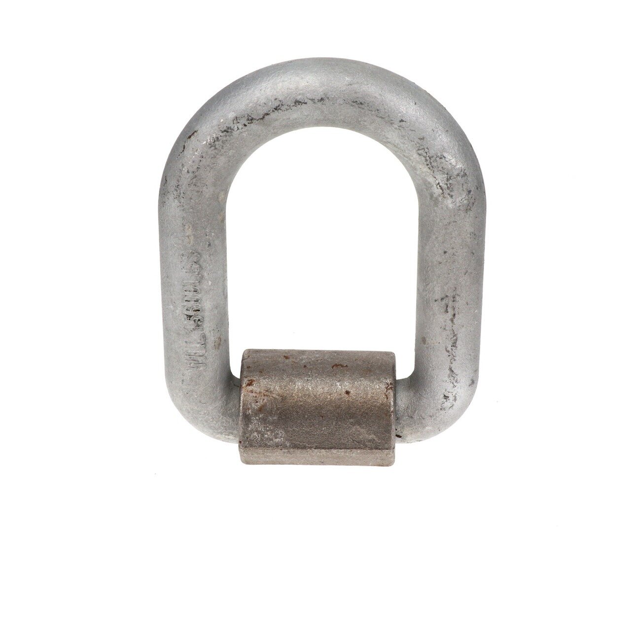 D-RING, 1" FORGED STEEL W/WELD ON CLIP, BULK, 15,600 LBS WLL