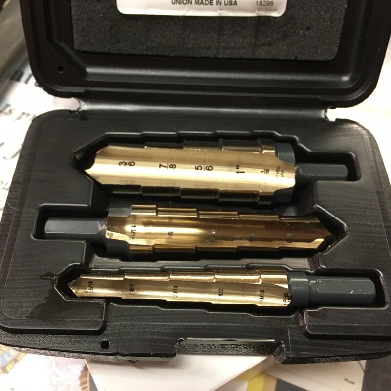 3PC STEP REAMER SET - NORSEMAN