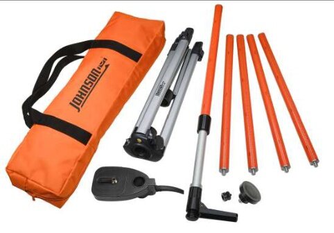 11' ADJUSTABLE LASWER POLE WITH TRIPOD