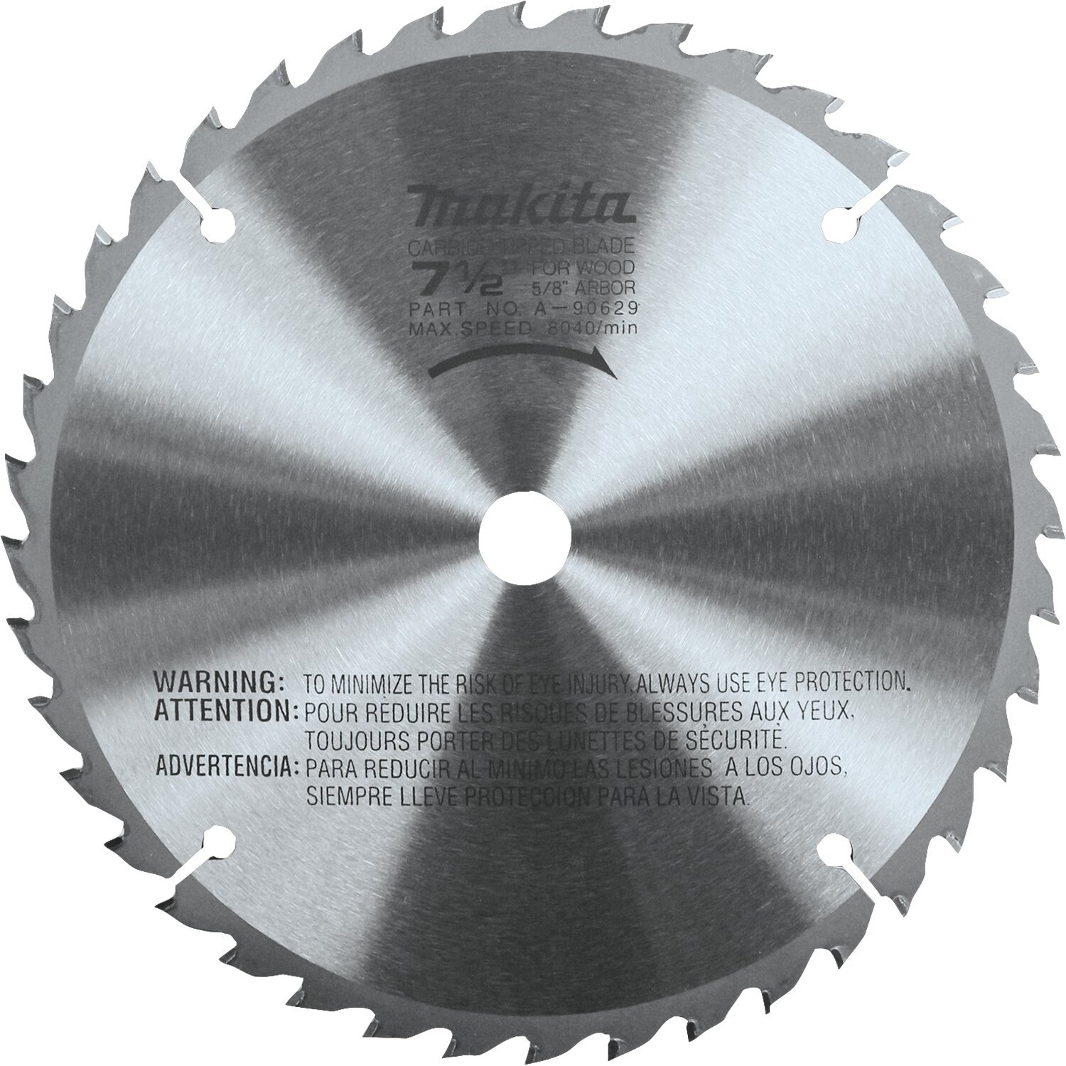 7-1/2 X 40T CARBIDE TIPPED SAW BLADES