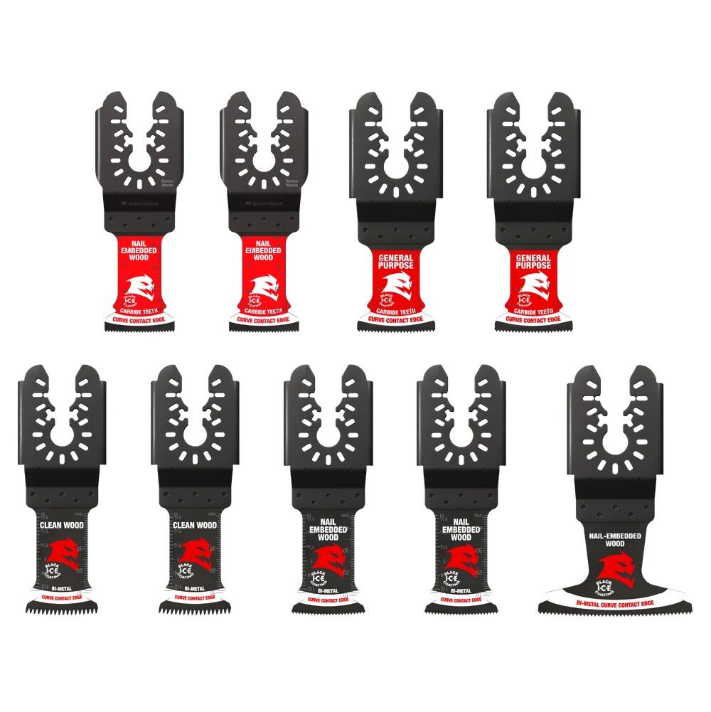 9PC UNIVERSAL FIT GENERAL PURPOSE MULTI-TOOL BLADE SET - FREUD