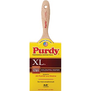 PURDY 144380340 4" NYLON/POLYESTER MED STIFF XL SPRIG PAINT BRUSH