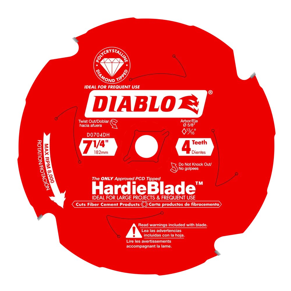 7-1/4" X 4T HARDIE BLADE - DIABLO