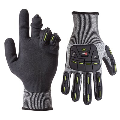 CUT AND IMPACT RESISTANT NITRILE DIP GLOVES