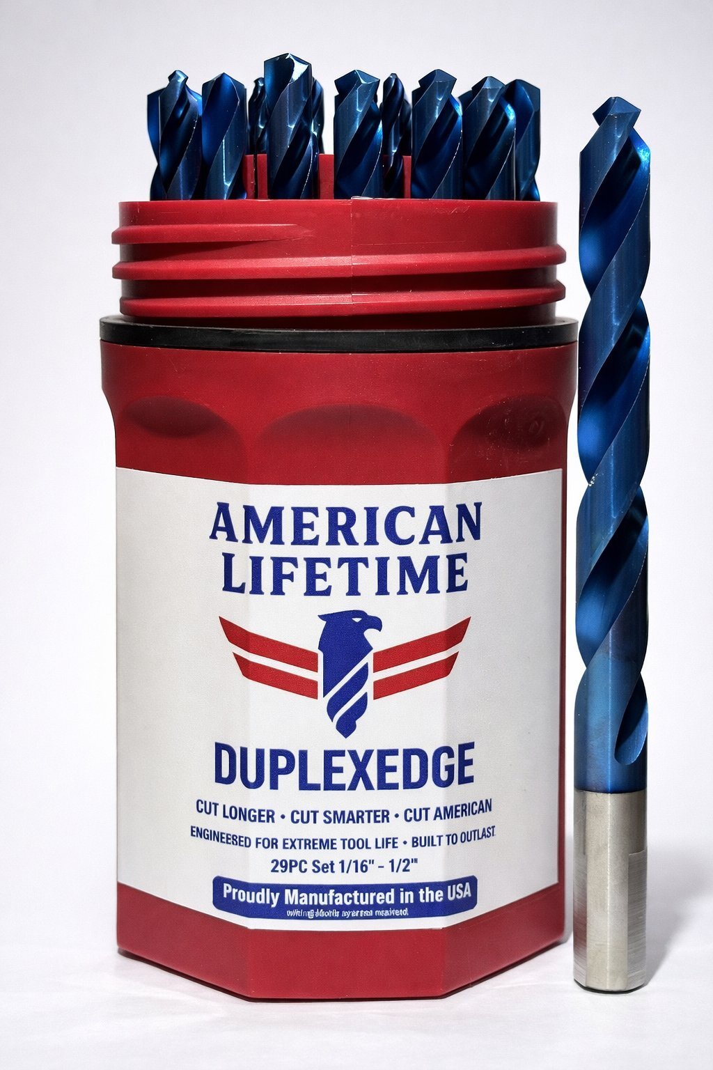 29PC DUPLEXEDGE DRILL BIT SET W/ CARRY ALL - AMERICAN LIFETIME