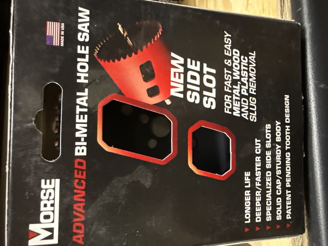 4-1/2” ADVANCED BI-METAL HOLE SAW - MK MORSE