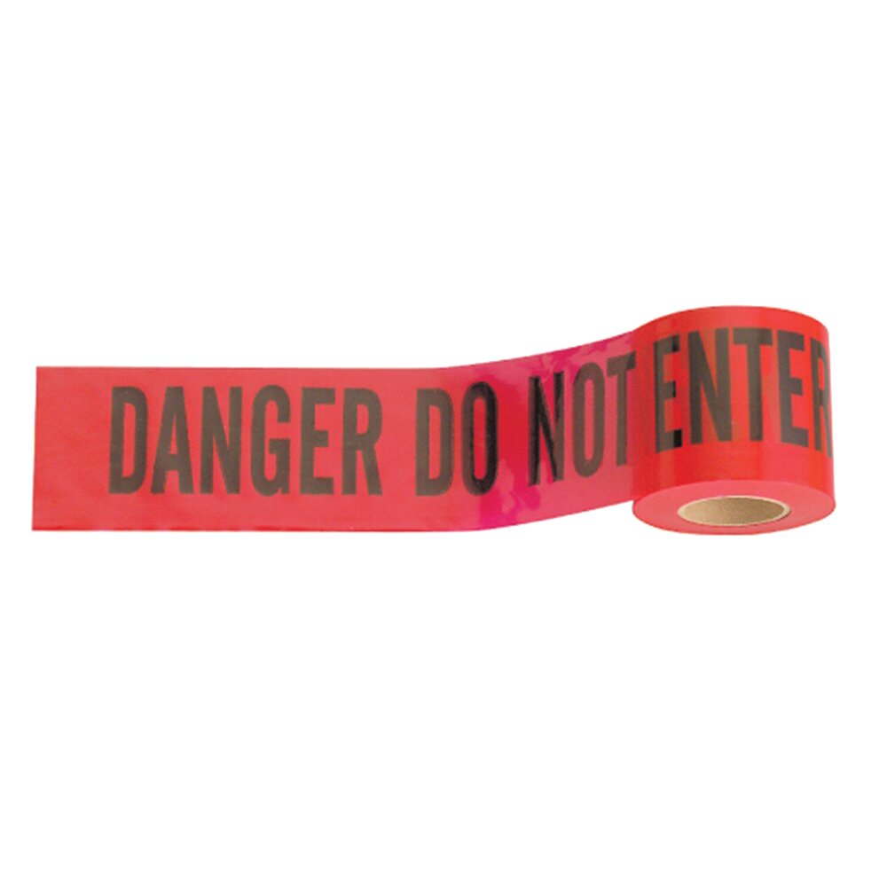 STANDARD RED “DANGER – DO NOT ENTER” – 3" X 300’