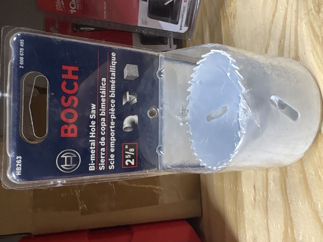 2-5/8” BI-METAL HOLE SAW
