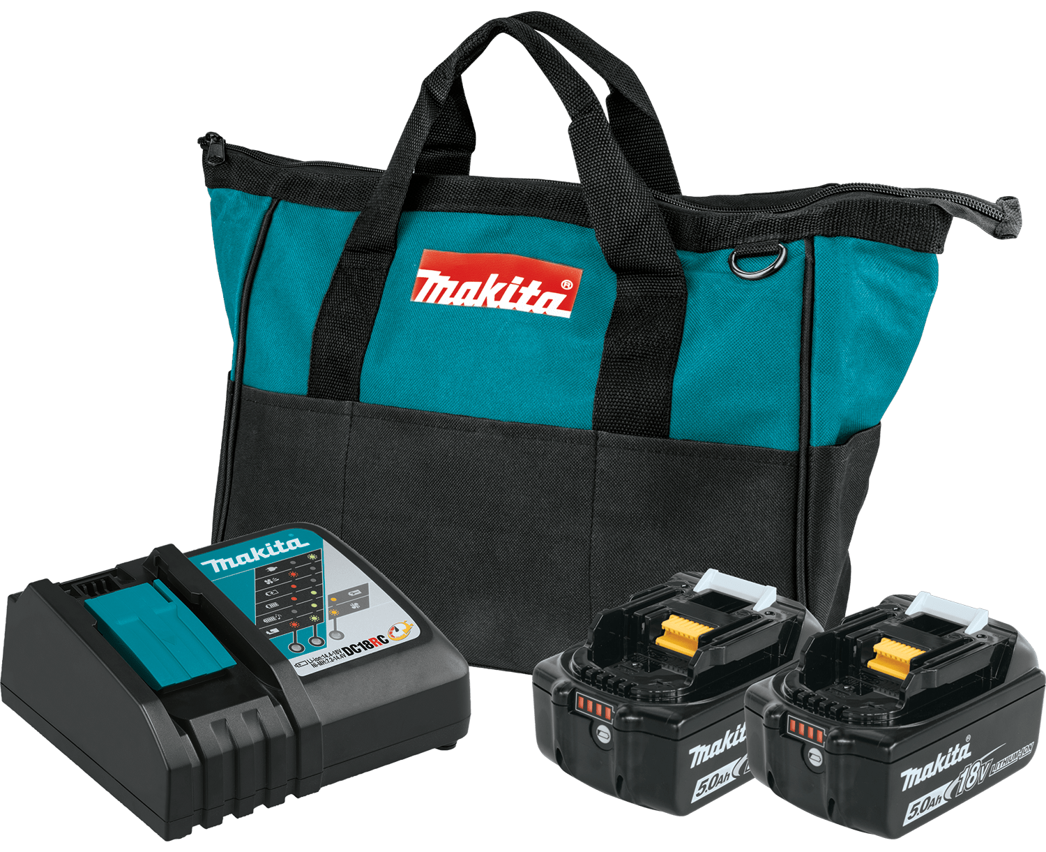18V BATTERY AND CHARGER STARTER PACK - MAKITA