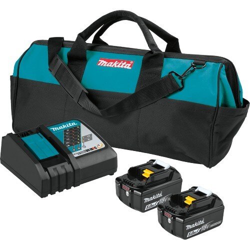 18V BATTERY AND CHARGER STARTER KIT WITH 18V MULTI TOOL KIT-MAKITA