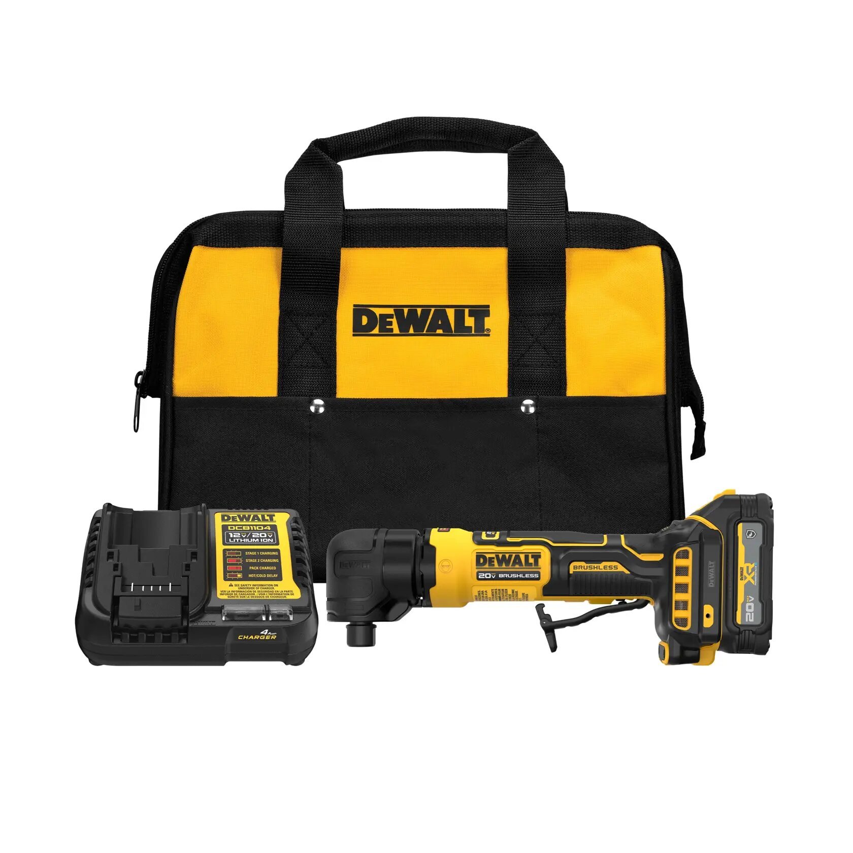 ATOMIC 20V MAX  RIGHT ANGLE GRINDER KIT - DEWALT