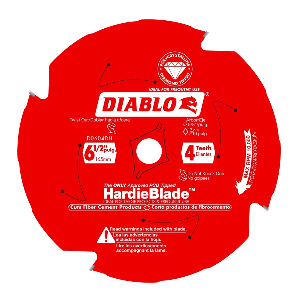 6-1/2" X 4T HARDY BLADE- DIABLO
