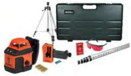 SELF-LEVELING HORIZONTAL ROTARY LASER SYSTEM
