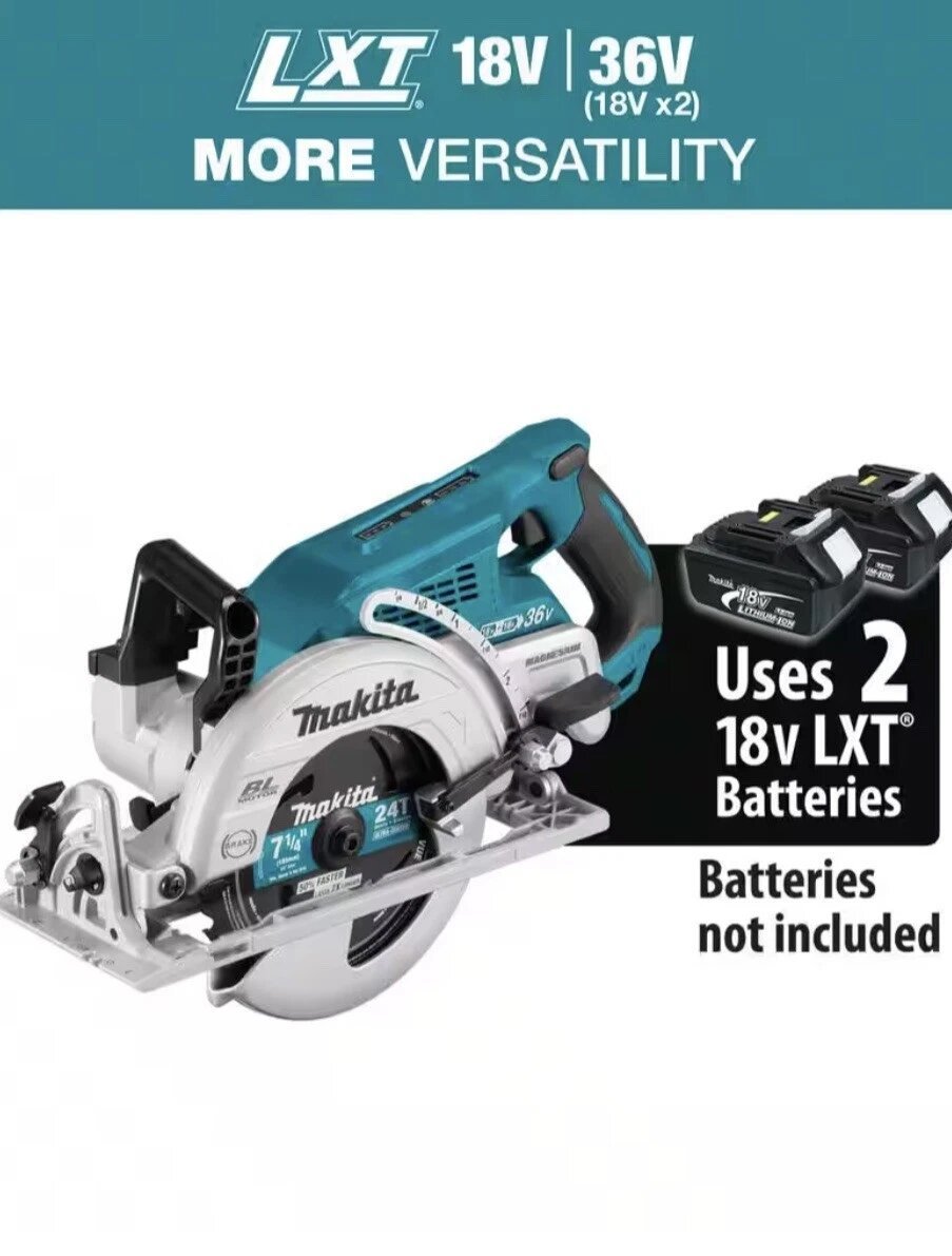 7-1/4" 36V CIRCULAR SAW KIT - MAKITA DISCONTINUED