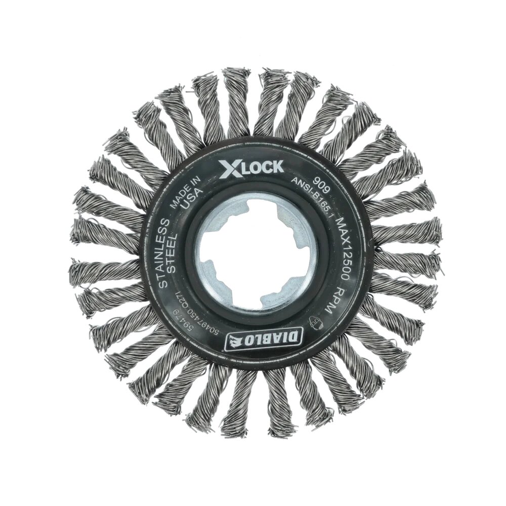 4" STAINLESS STEEL STRINGER BEAD TWIST WHEEL- DIABLO